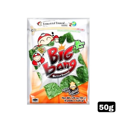 Tao Kae Noi Big Bang, Spicy Grilled Squid Flavor 50g