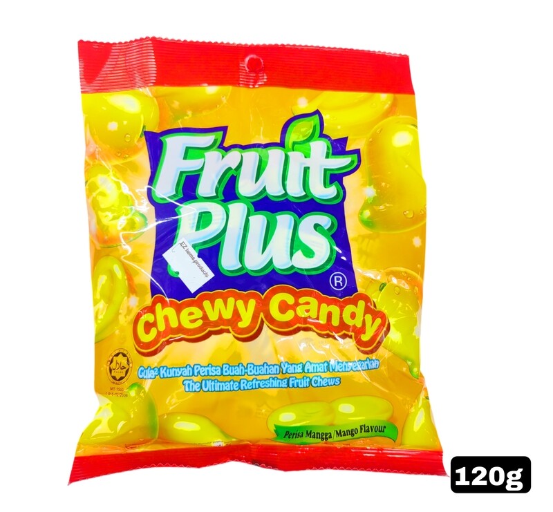 Fruit Plus Chewy Candy Mango Flavor 120g