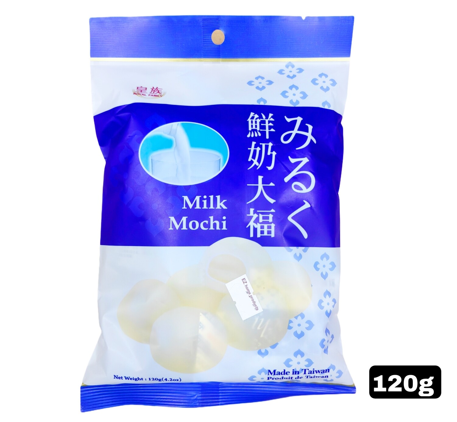 ROYAL FAMILY MILK MOCHI - 120G