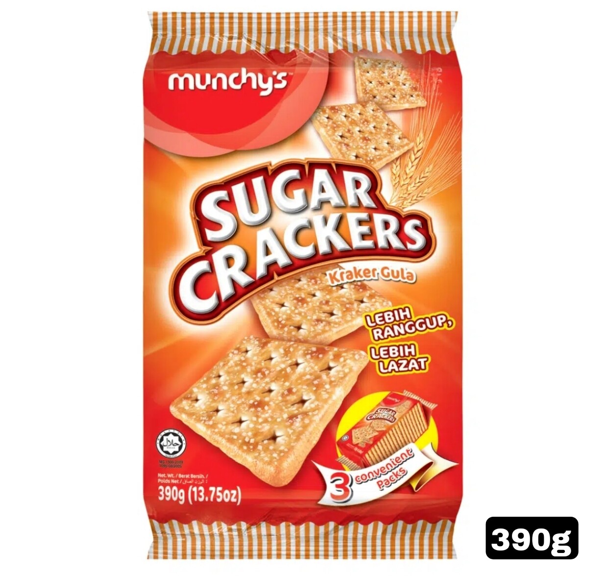 Munchys Sugar Crackers 390g