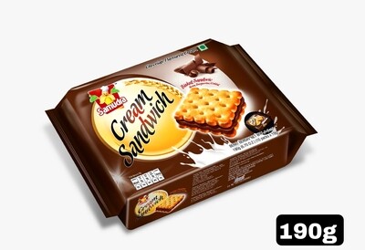 Samudra Cream Sandwich Biscuits 190g