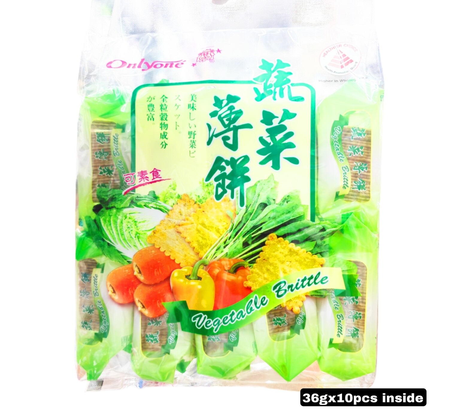 Leo Vegetable Brittle and Cheese and Potato Biscuit 36g