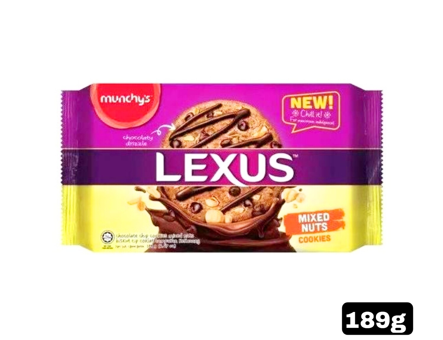 Munchy&#39;s Lexus Cookies - Mixed Nuts 189g