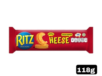 Ritz Cheese Cream Sandwich Cracker Biscuits 118g
