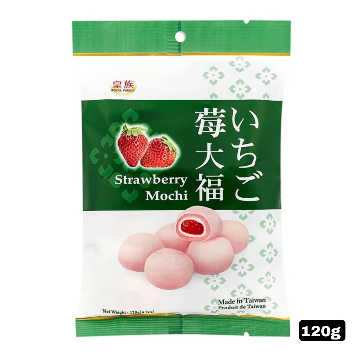 Royal Family Strawberry Mochi Packet Sweet 120g