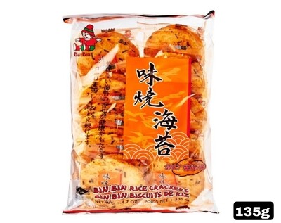 Bin Bin Binbin Rice Cracker Spicy Seaweed 135g