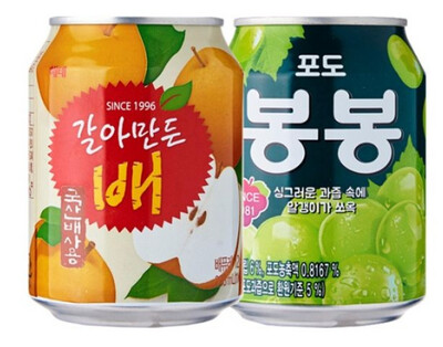 HAITAI Grape 238mL 6 Bottles Choose Your Own Flavor
