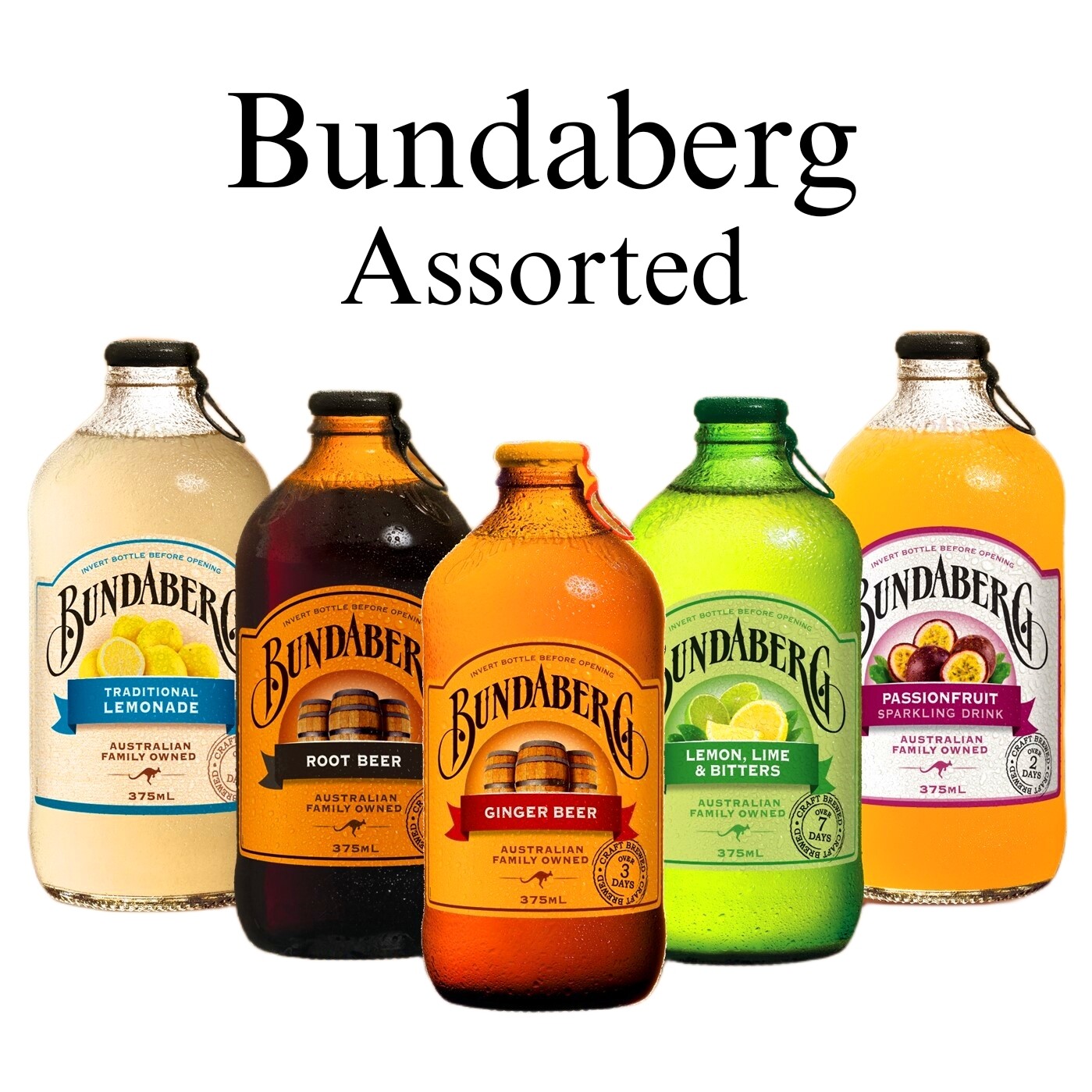 Bundaberg Beer 375mL 4 Bottles Choose Your Own Flavor