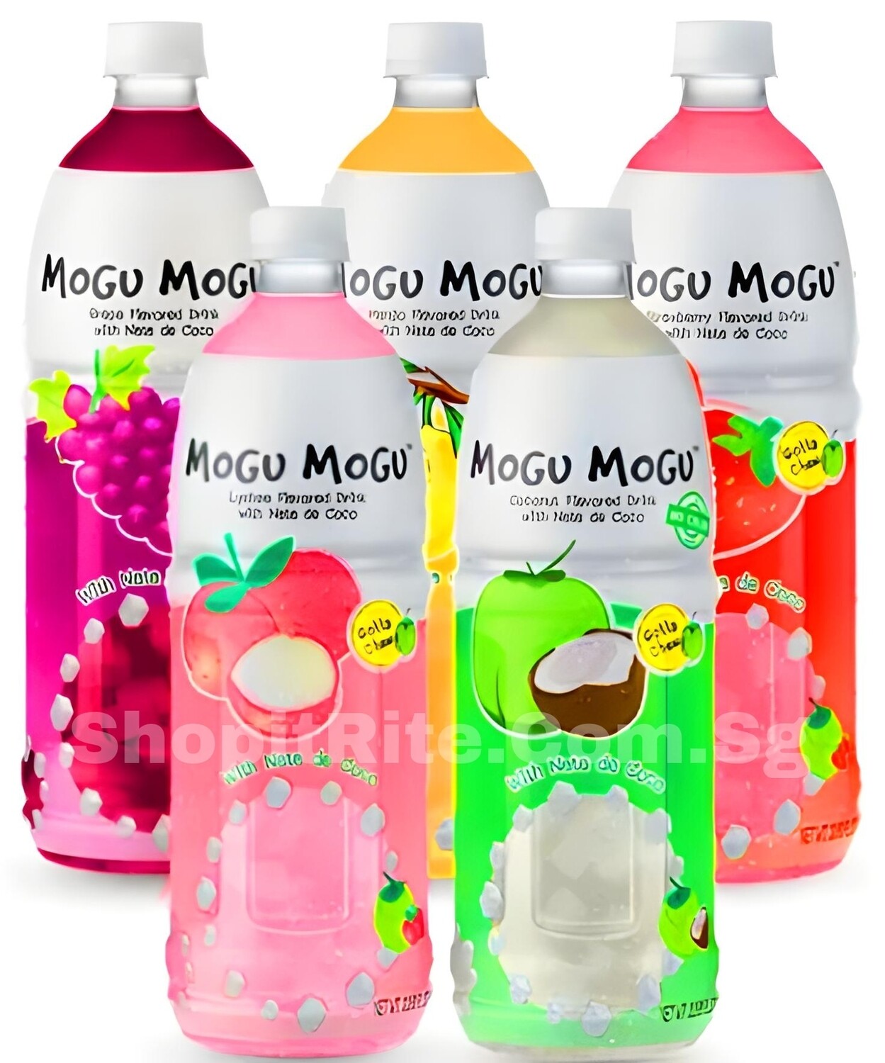 Mogu Mogu Juice 1L 2 Bottles Choose Your Own Flavor
