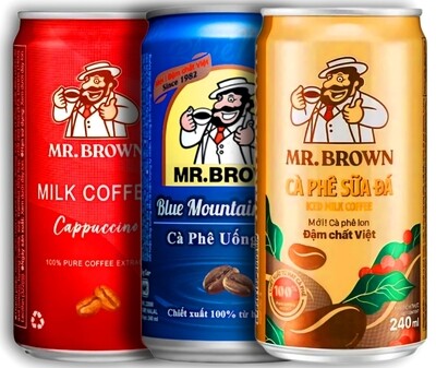 Mr Brown Milk Tea 240ml 6 Cans Choose Your Own Flavor