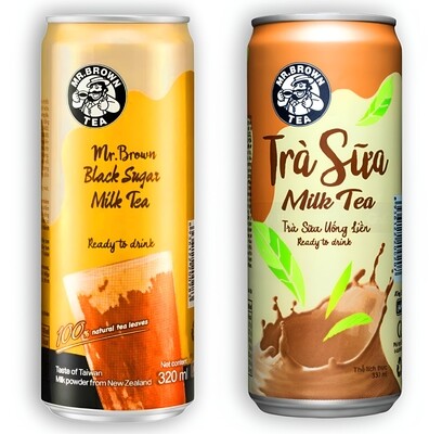 Mr Brown Milk Tea 240mL 6 Cans Choose Your Own Flavor