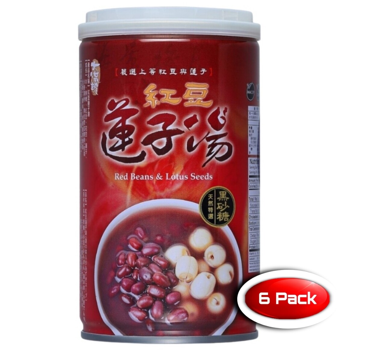 Famous House Red Beans &amp; Lotus Seed 320ml 6 Pack
