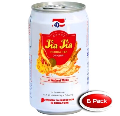 Jia Jia Herbal Tea Original 300ML 6 Pack