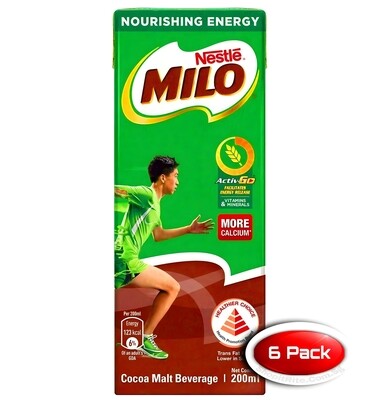 Milo Chocolate Malt 200mL 6 Pack