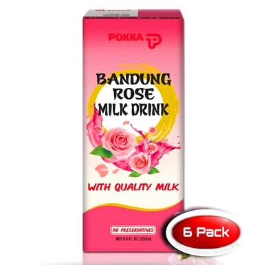 POKKA Bandung Rose Milk 250mL 6 Pack