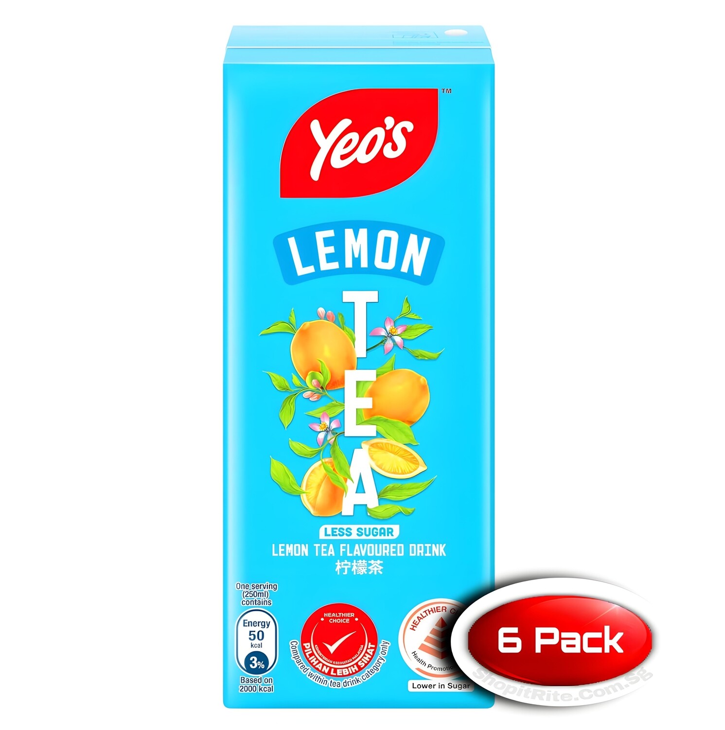 Yeo’s Lemon Tea 250mL 6 Pack