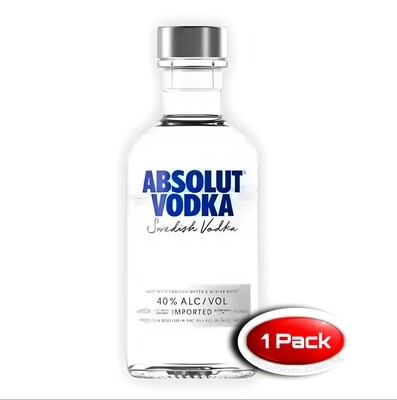 Absolut Vodka Blue 200mL 40% Alc Single Bottle