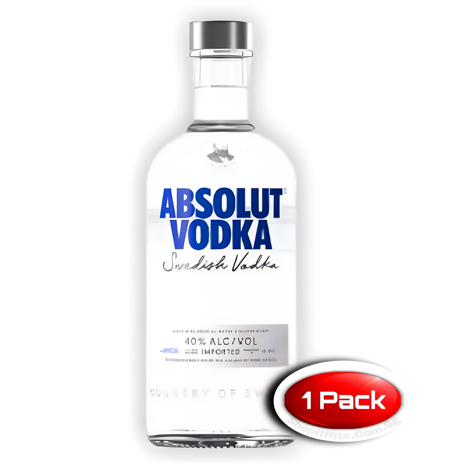 Absolut Vodka Blue 375mL 40% Alc Single Bottle