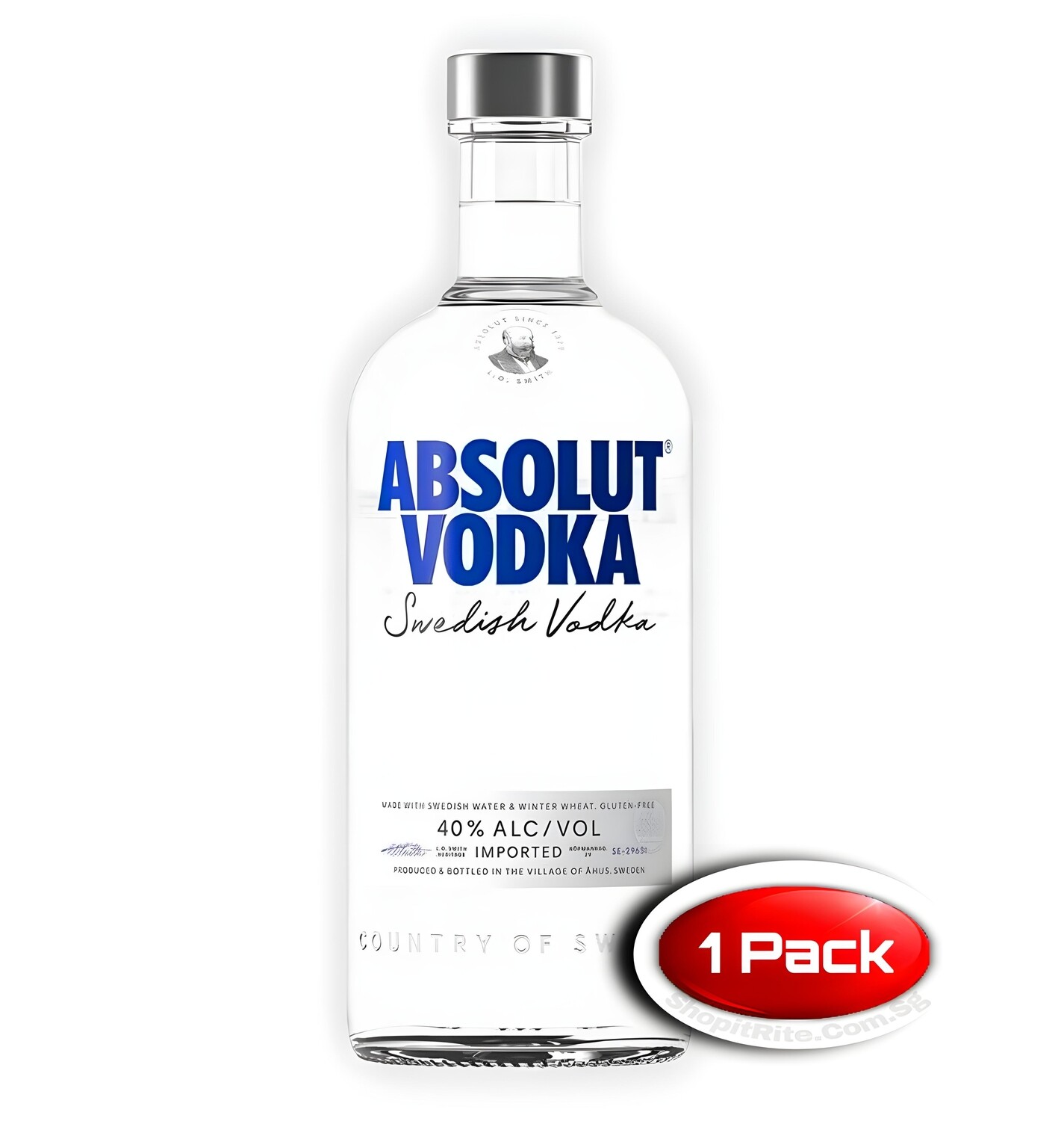 Absolut Vodka Blue 750ml 40% Alcohol Single Bottle