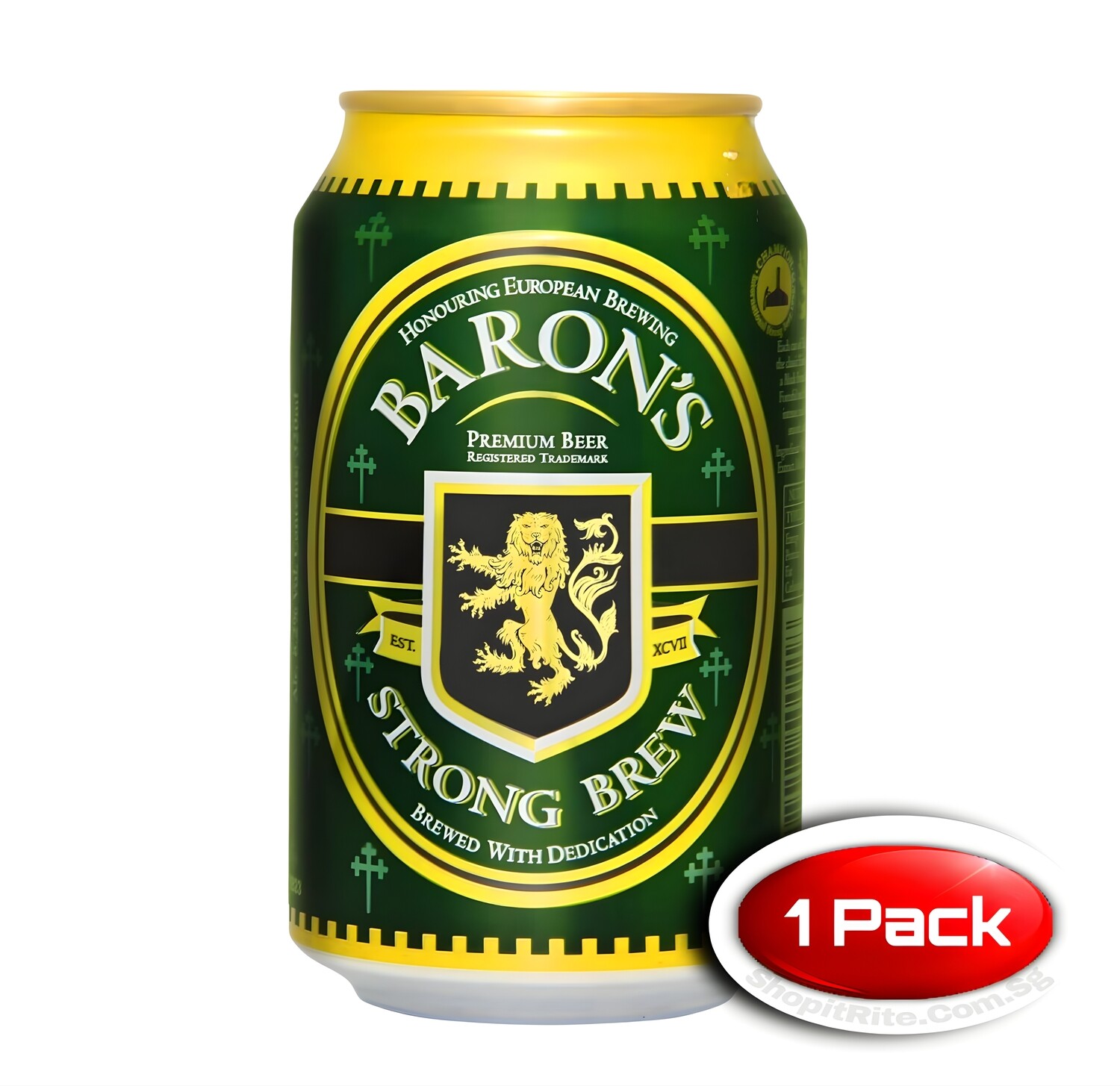 Baron&#39;s Strong Brew Beer 323mL Single Can