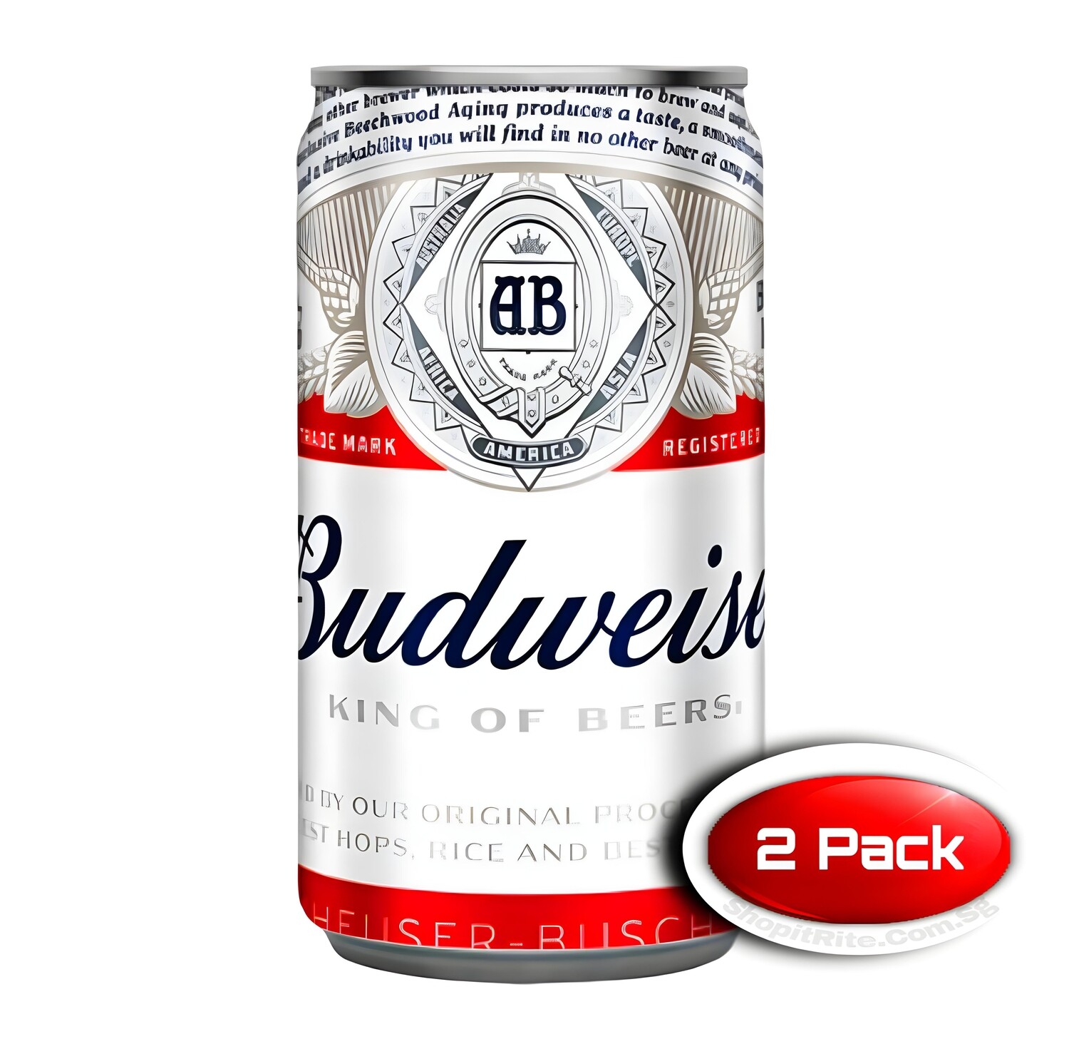 Budweiser Beer 355mL 2 Cans