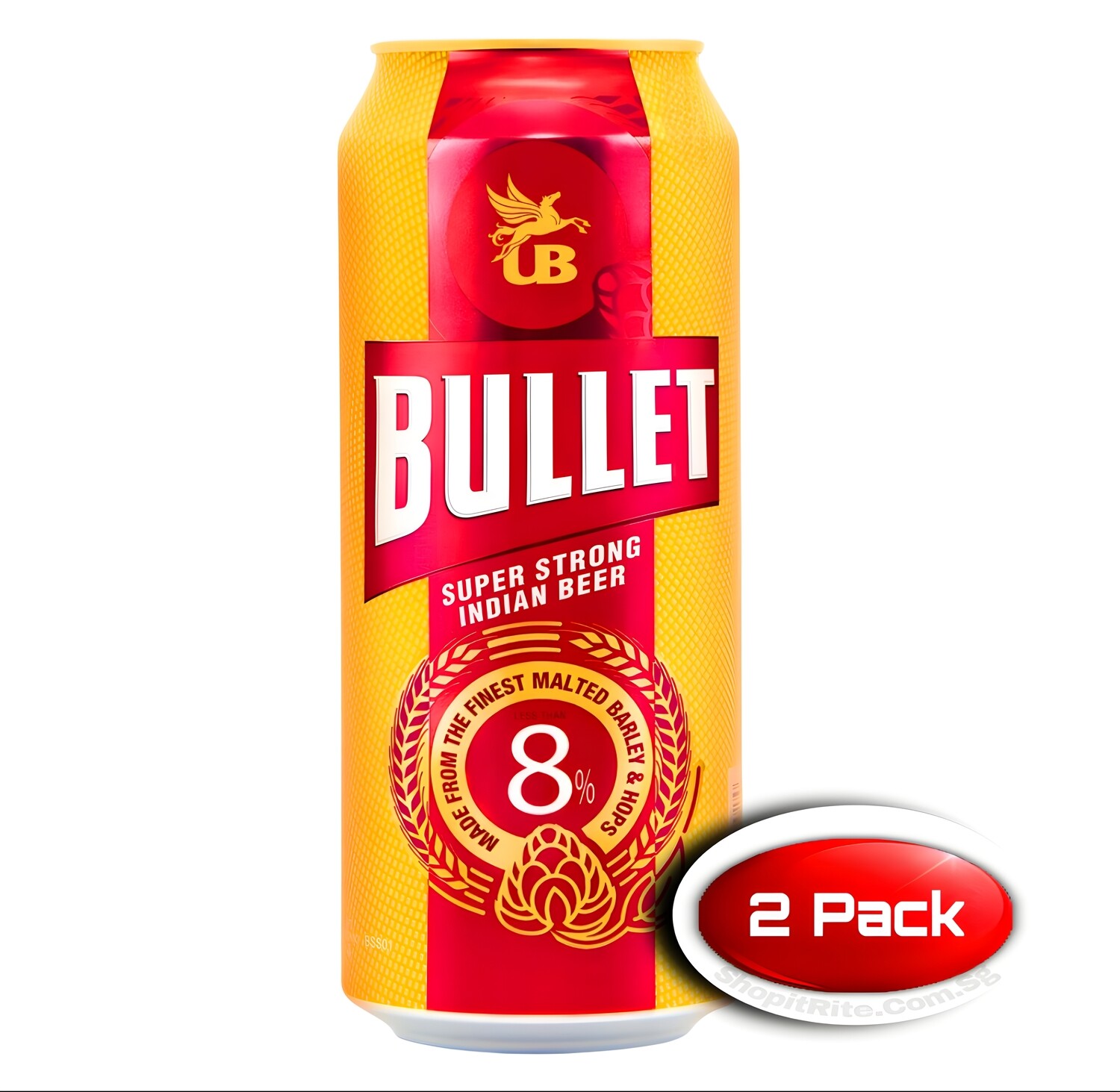 Bullet Super Strong Beer 490ml 2 Cans