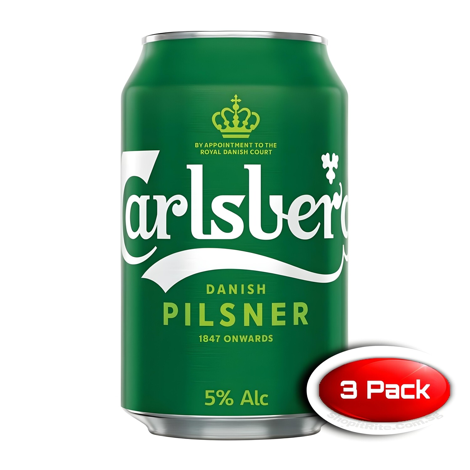 Carlsberg Danish Pilsner Beer 320ml 3 Cans