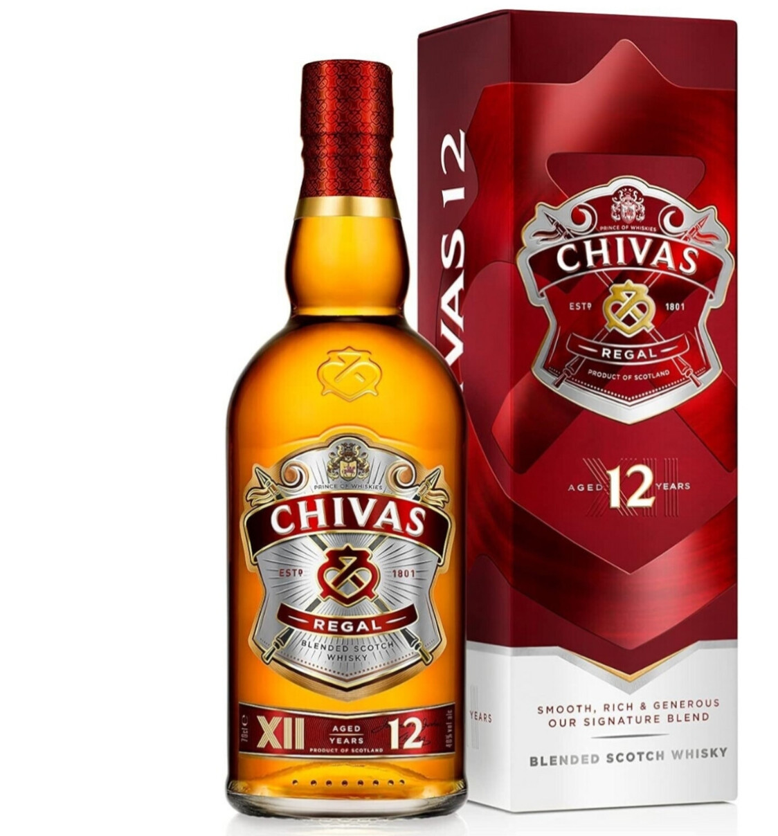 Chivas Regal 12yr Old 700ml Single Bottle