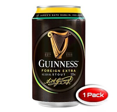 Guinness Foreign Extra Stout 320mL Single Pack
