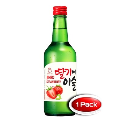 Jinro Strawberry Soju 360ml Single Pack