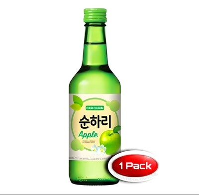Lotte Chum Churum Bottle Soju Apple 360mL Single Pack