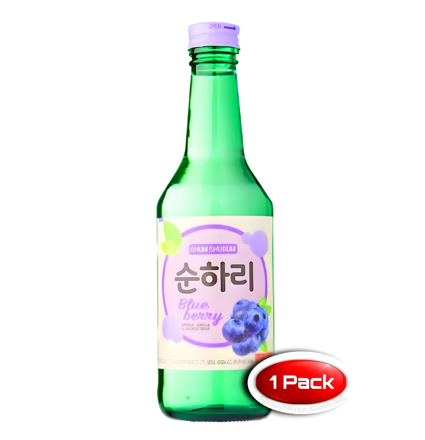 Lotte Liquor Chum Churum Blueberry 360mL Single Pack