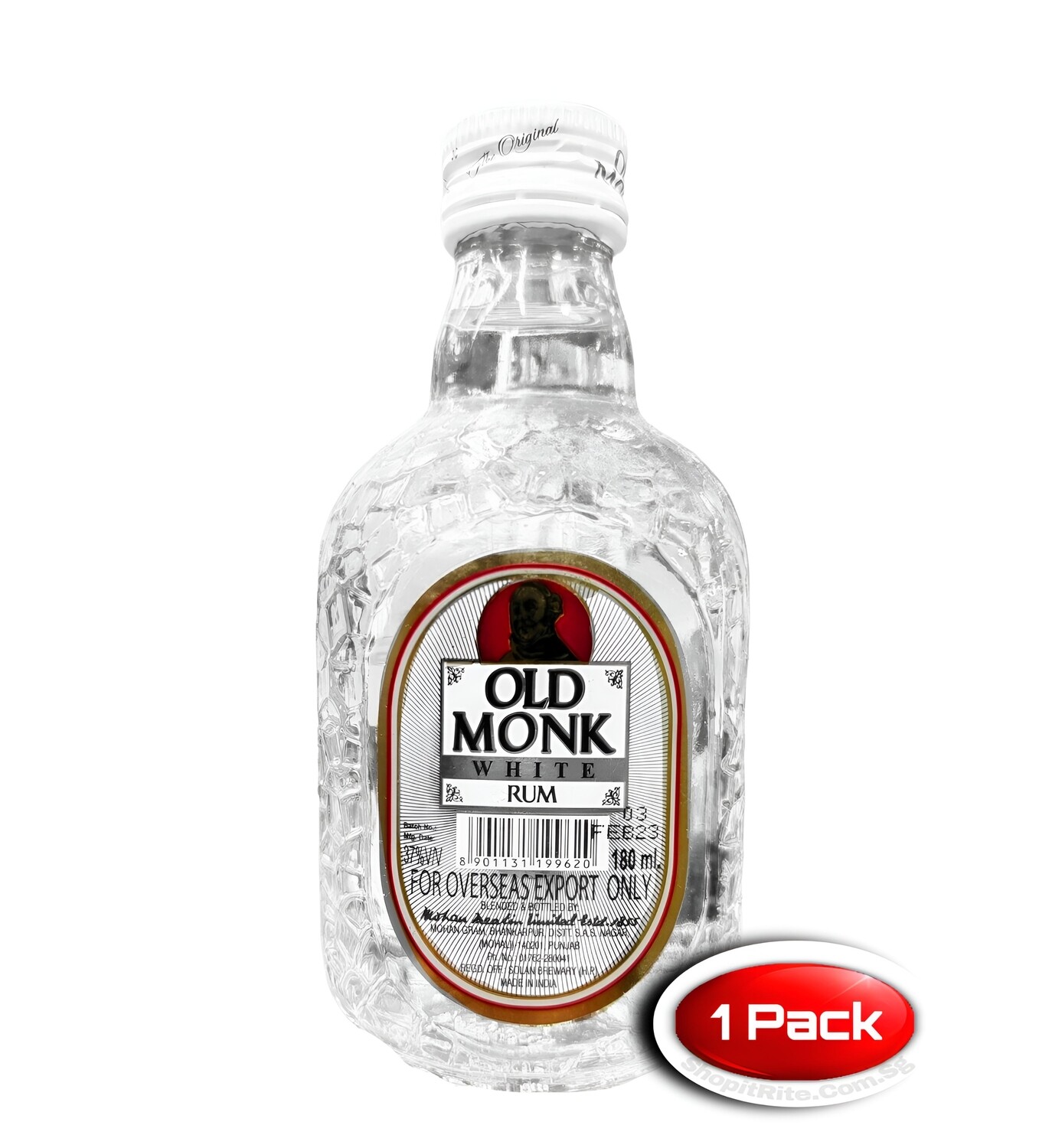 OLD MONK WHITE RUM 180mL