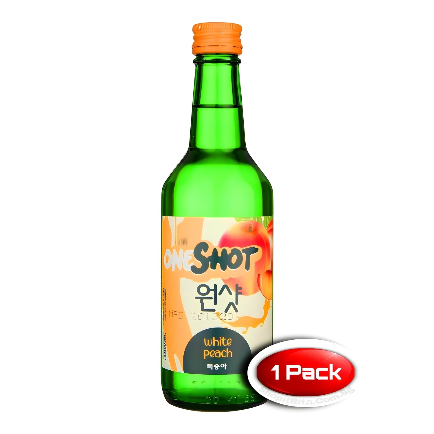 One Shot White Peach 360mL
