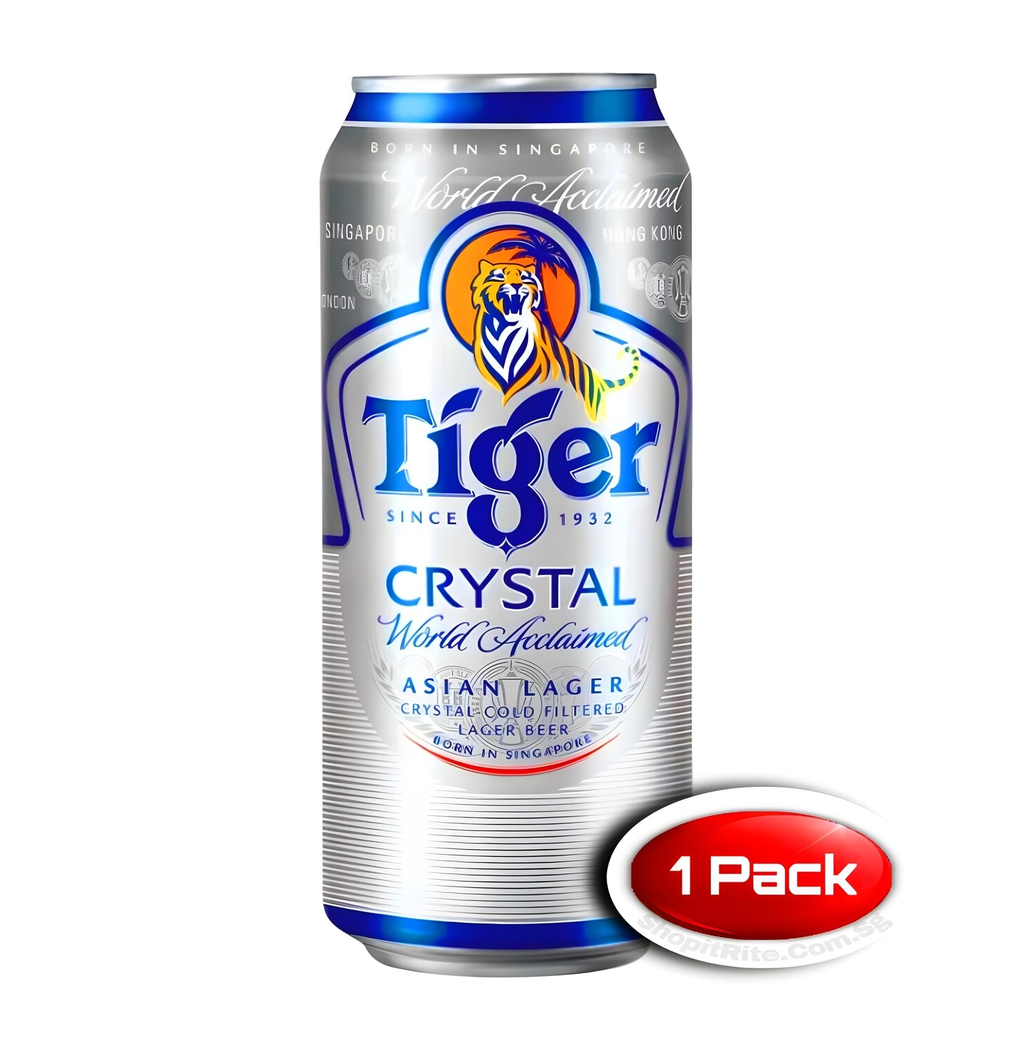 Tiger Crystal 490mL Single Can