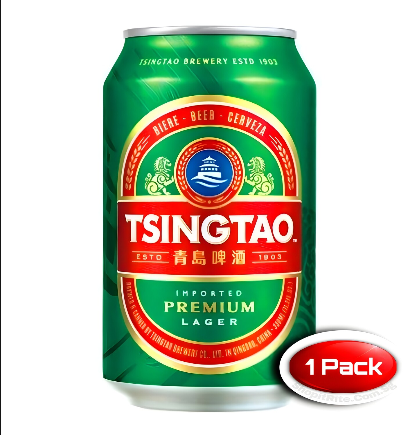 Tsingtao Beer 330mL Single Can