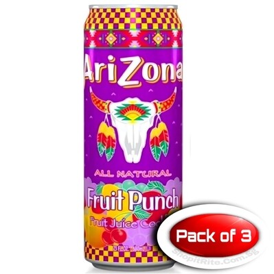 Arizona Fruit Punch 680ml 3 Cans