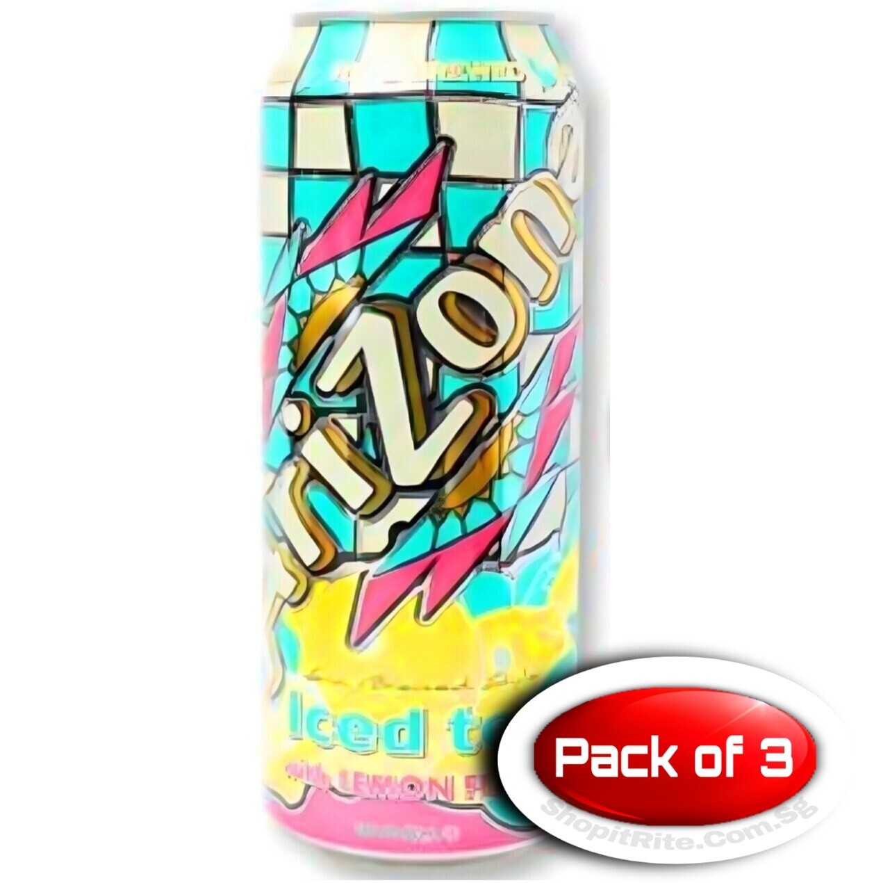 Arizona Iced Tea Juice Lemon 680mL 3 Cans