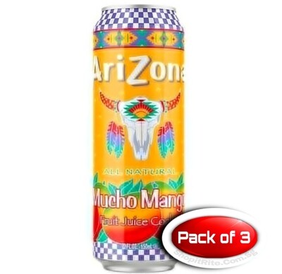 Arizona Mucho Mango 680mL 3 Cans