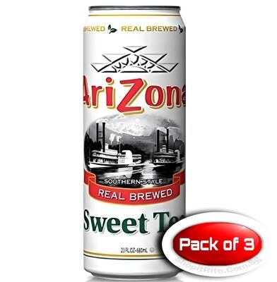 Arizona Southern Style Sweet Tea 680mL 3 Cans