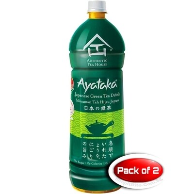 Authentic Tea House Ayataka Japanese Green Tea 1.5L 2 Bottles