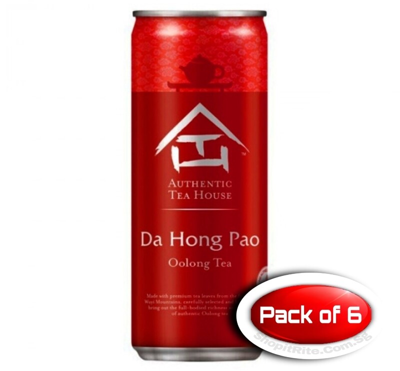 Authentic Tea House Da Hong Pao Oolong 300mL 6 Cans
