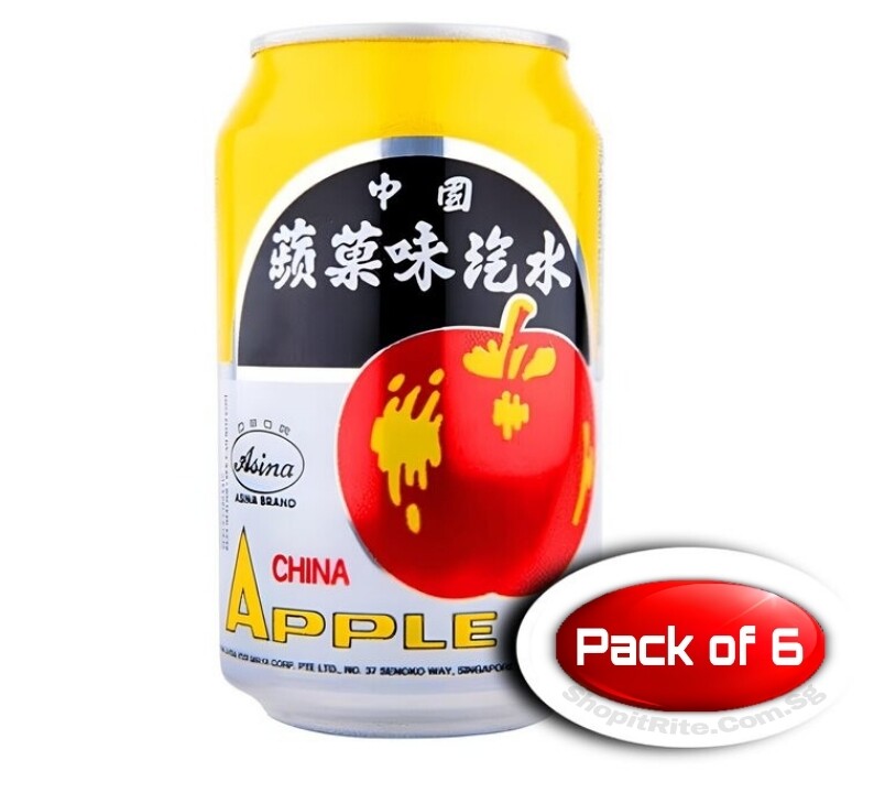 Asina China Apple 325mL 6 Cans
