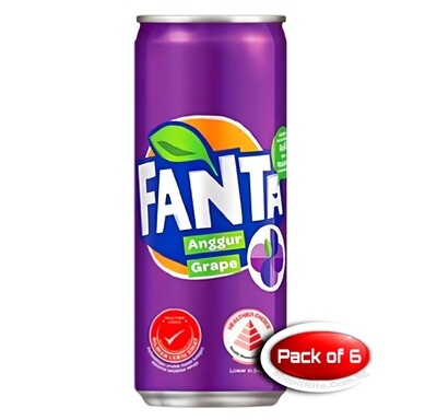Fanta Grape 320mL 6 Cans