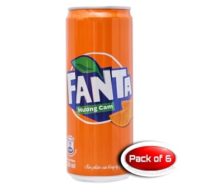 Fanta Orange 320mL 6 Cans