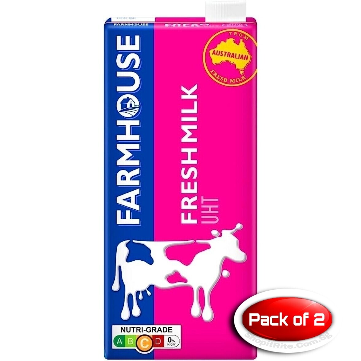 Farmhouse Fresh UHT Milk 1L 2 Pack