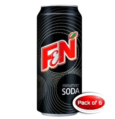 F&amp;N Club Soda Water 325mL 6 Cans