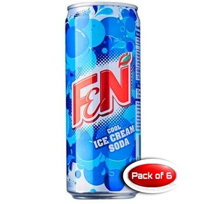F&amp;n Cool Ice Cream Soda 325mL 6 Cans