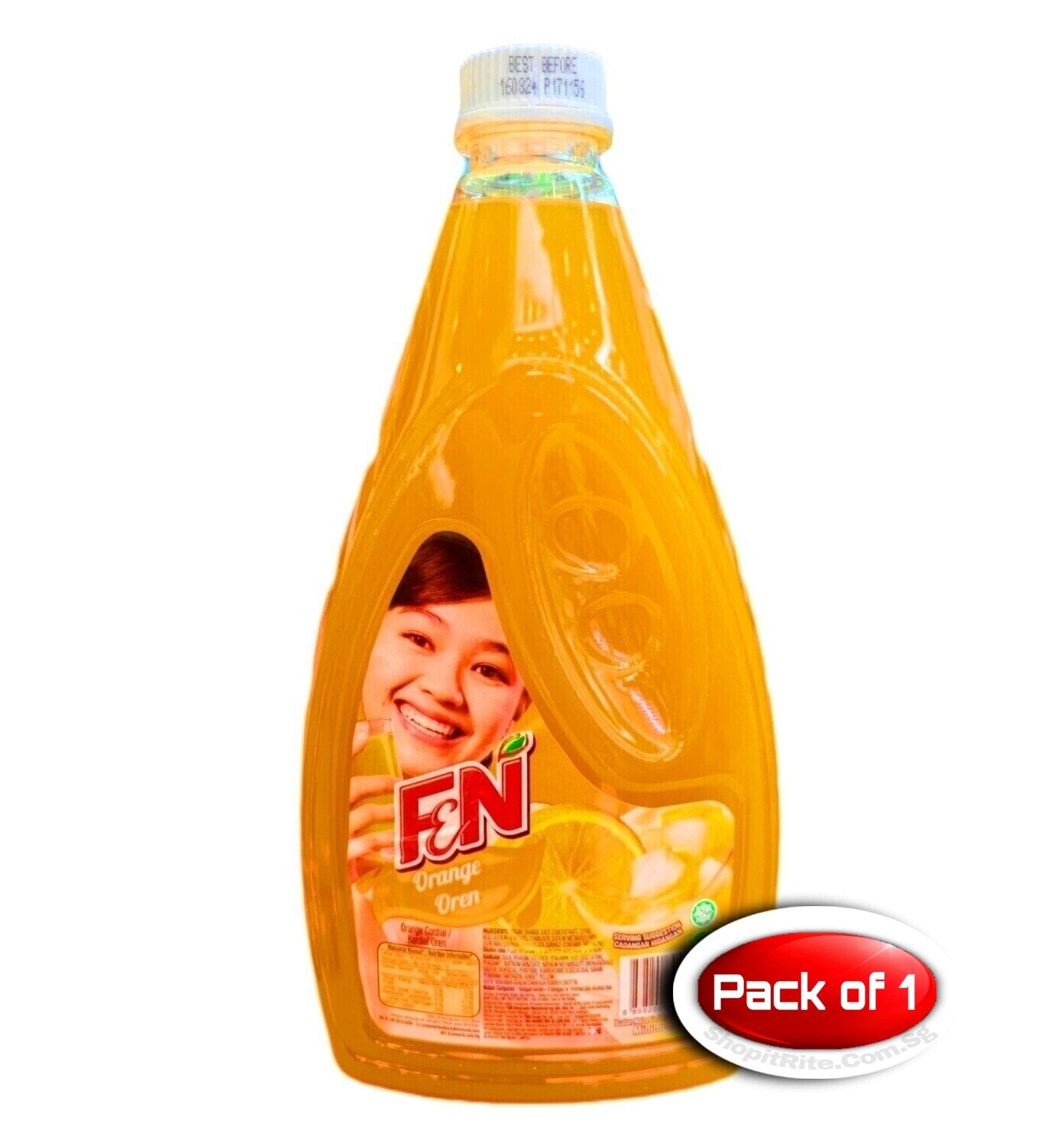 F&amp;N CORDIAL ORANGE 2L Single Pack