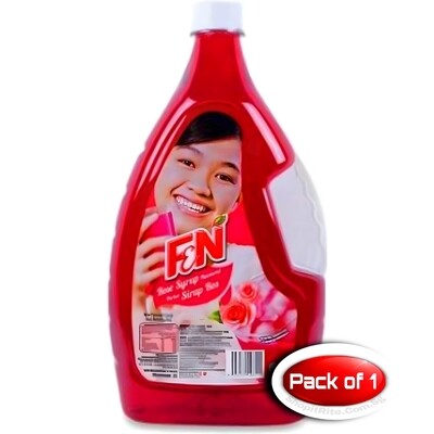 F&amp;n Cordial Rose Syrup 2L 1 Pack